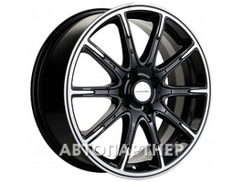 Khomen Wheels KHW1707 (Lada Vesta Cross) 6.5x17 4x100 ET43 60.1 Black-FP